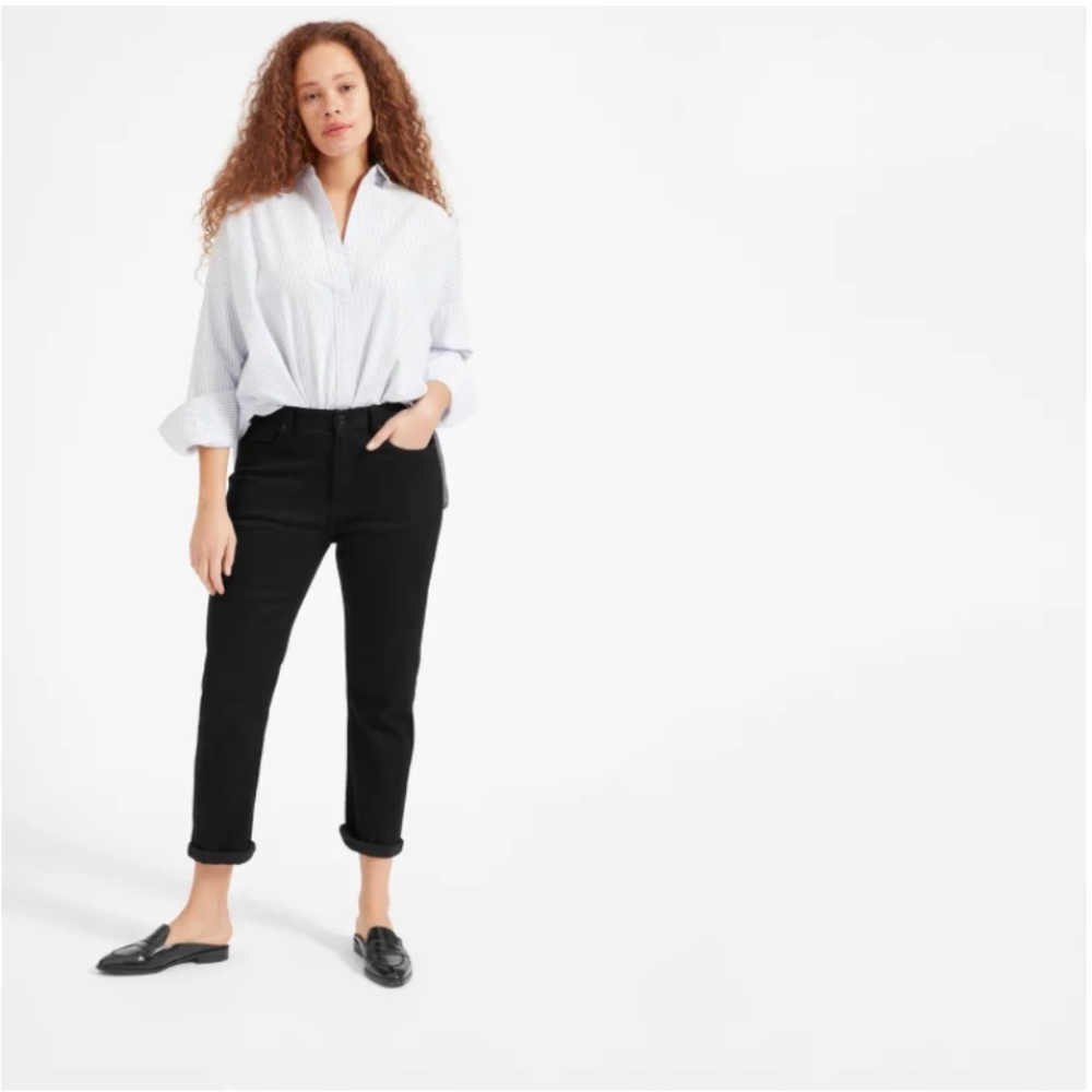 Everlane Modern Boyfriend Jeans in Black Size 25 - like new